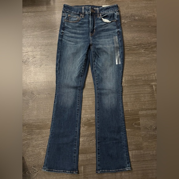 American Eagle Outfitters Denim - American Eagle Outfitters Dark Blue Flare Jeans